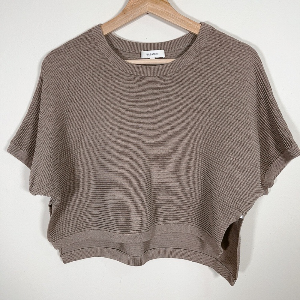 ARITIZIA | BABATON RIBBED MUSHROOM SWEATER